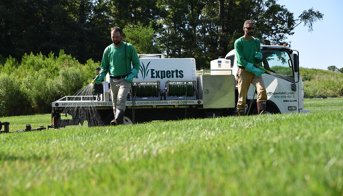 lawn care in RTP, Morrisville, Cary & Raleigh NC